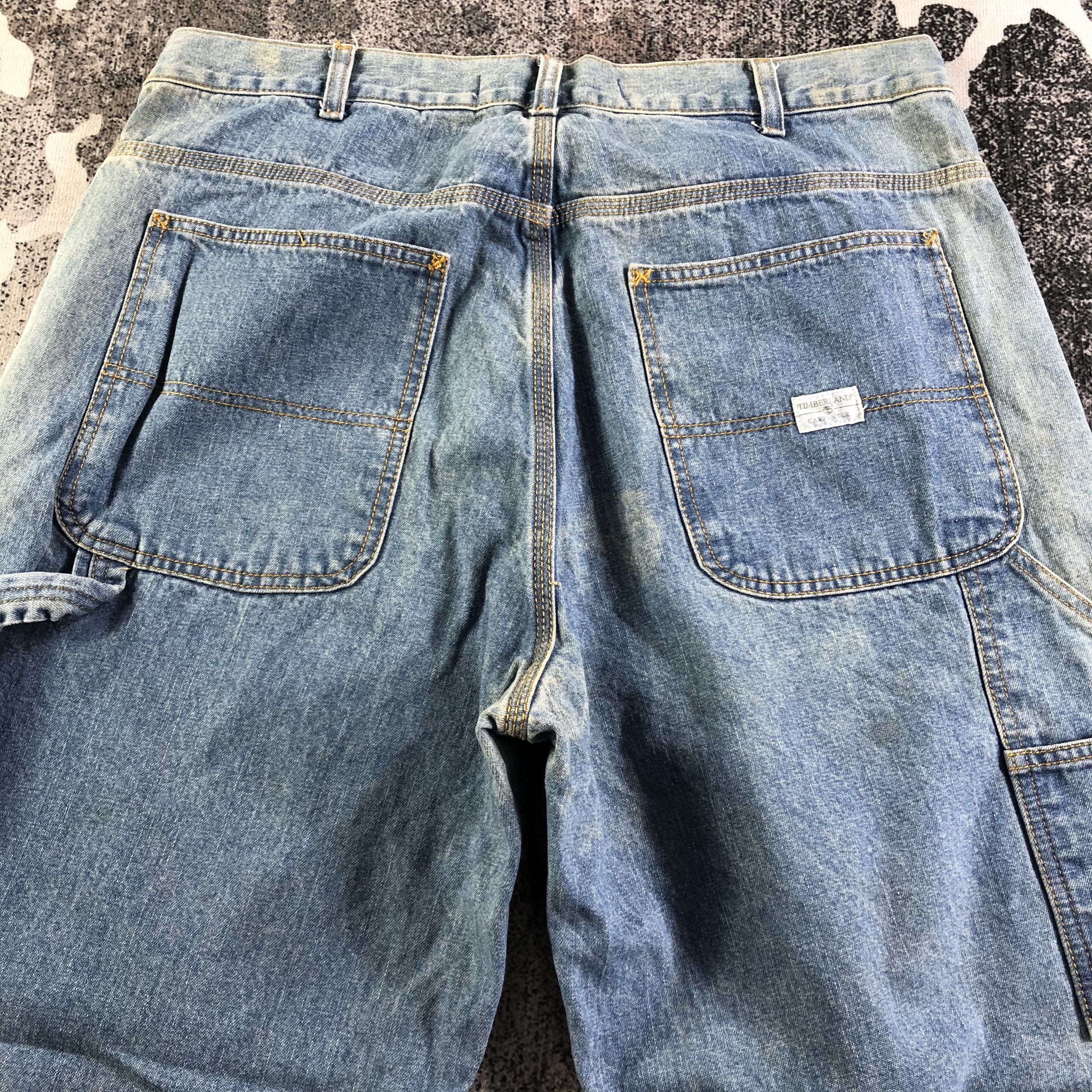 Timberland Vintage Timberland Carpenter Jeans Baggy Denim KJ2945 Size US 35 - 4 Thumbnail