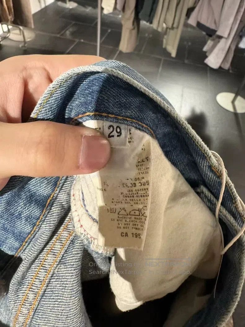Helmut Lang Helmut Lang Denim Jeans with Distressing. Size US 29 - 3 Thumbnail