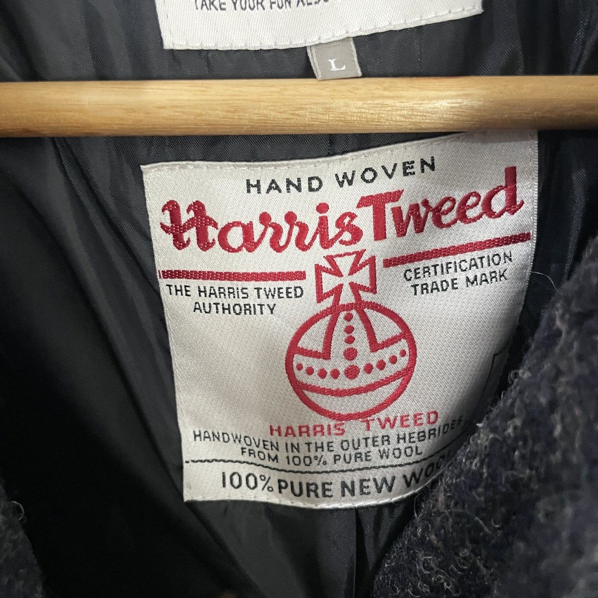 Harris Tweed Vintahe Sevenday Sunday X Harris Tweed Jacket Size L / US 10 / IT 46 - 6 Thumbnail