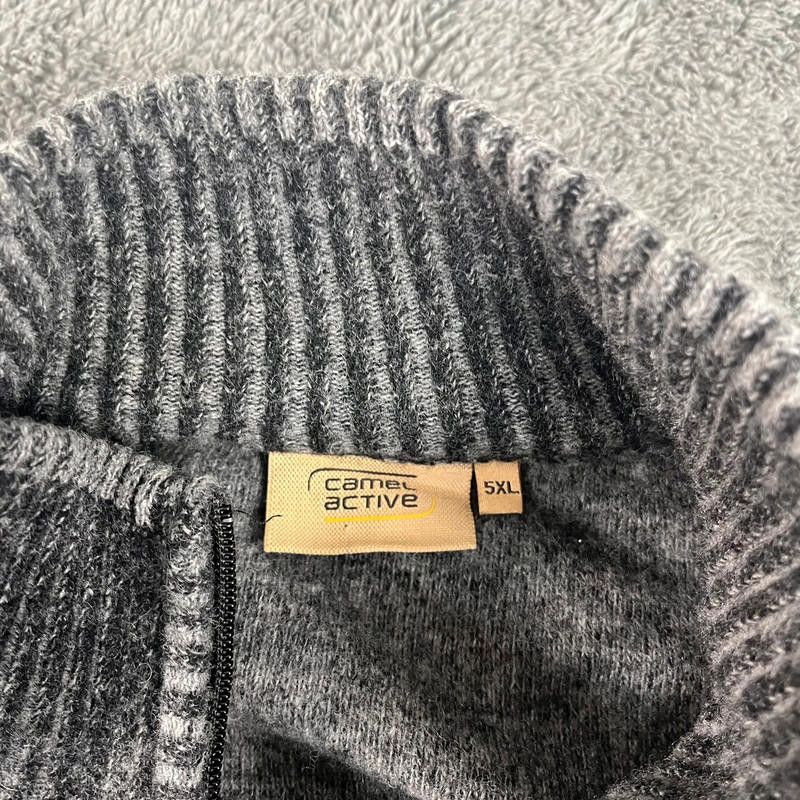 Designer Active Camel zip up fleece 5XL 100% wool Size US XXL / EU 58 / 5 - 3 Thumbnail
