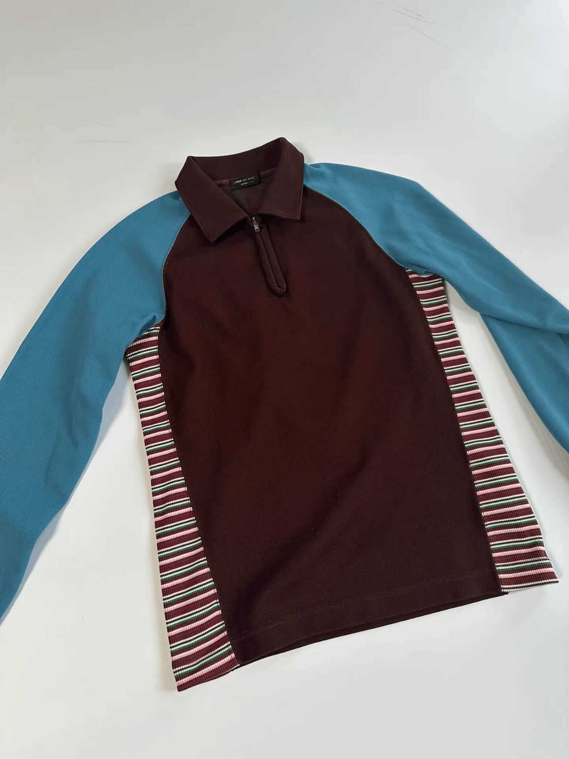 Comme des Garcons Homme Plus Vintage Comme Des Garcons Homme Plus Joint L/S Polo-2508 Size US S / EU 44-46 / 1 - 1 Thumbnail