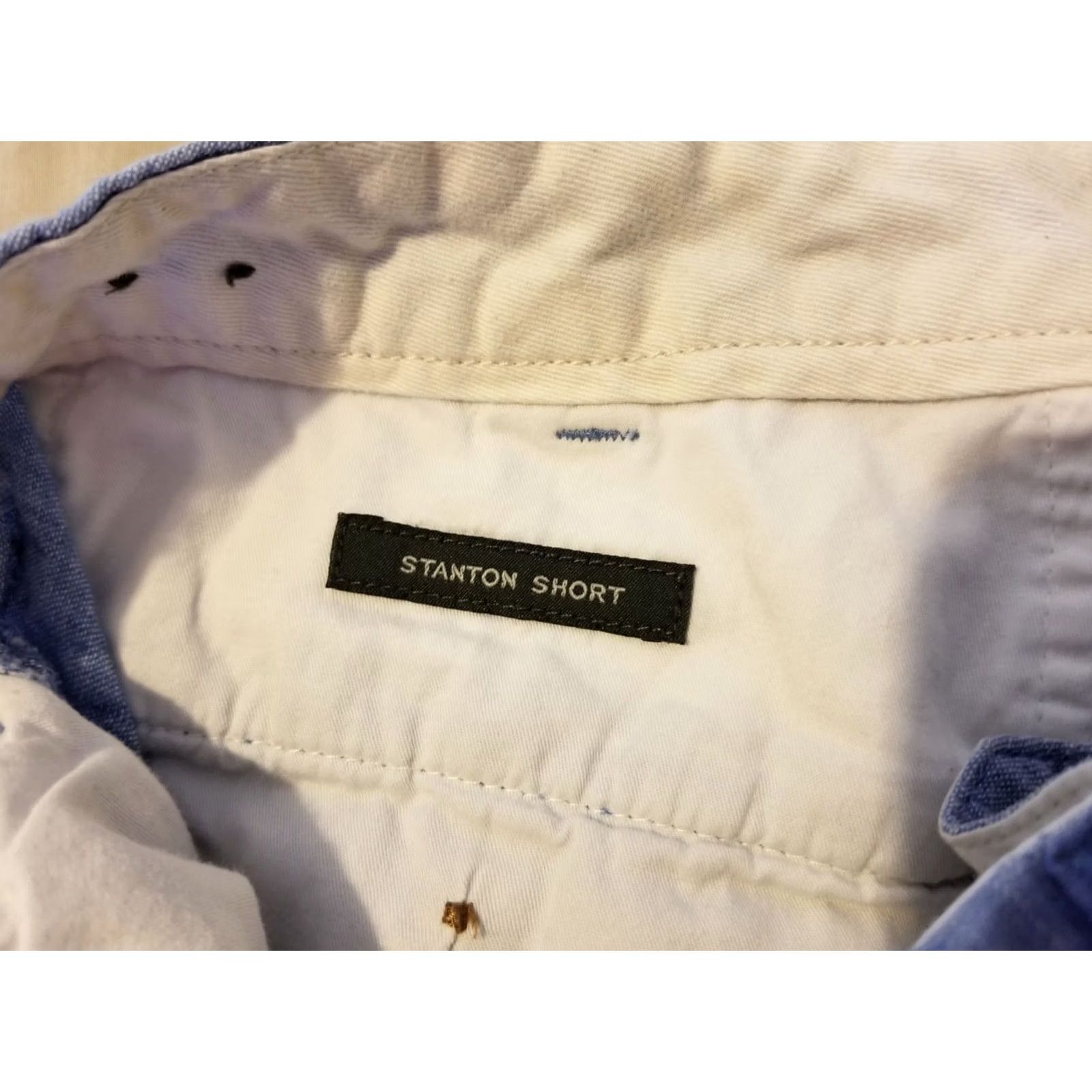 J.Crew J. Crew Mens Shorts Blue Linen Chino 34 35 Size US 34 / EU 50 - 5 Thumbnail