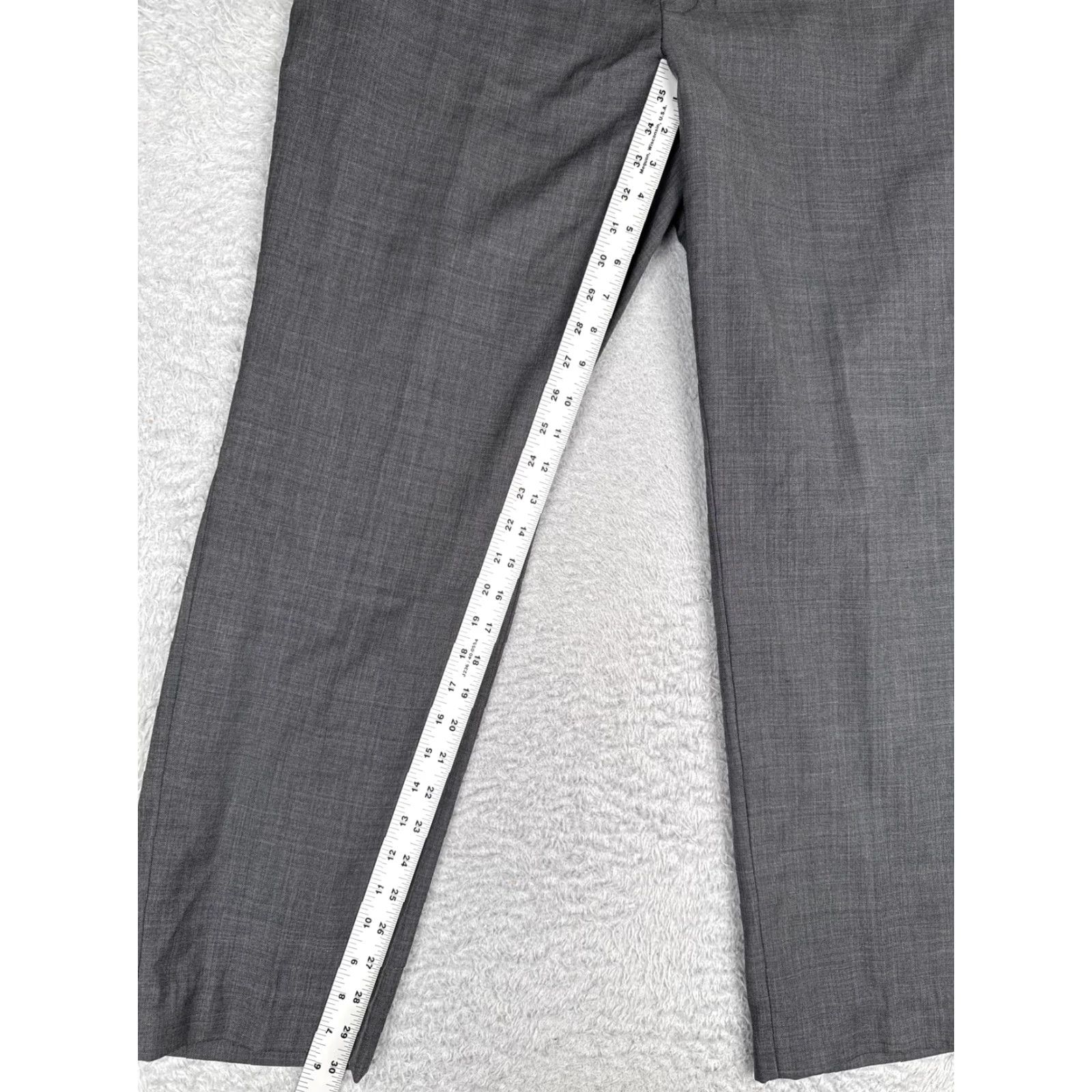 Ralph Lauren Lauren Ralph Lauren Pants Mens 38x32 Gray Wool Blend Dress Flat Front Slacks Size US 38 / EU 54 - 7 Thumbnail