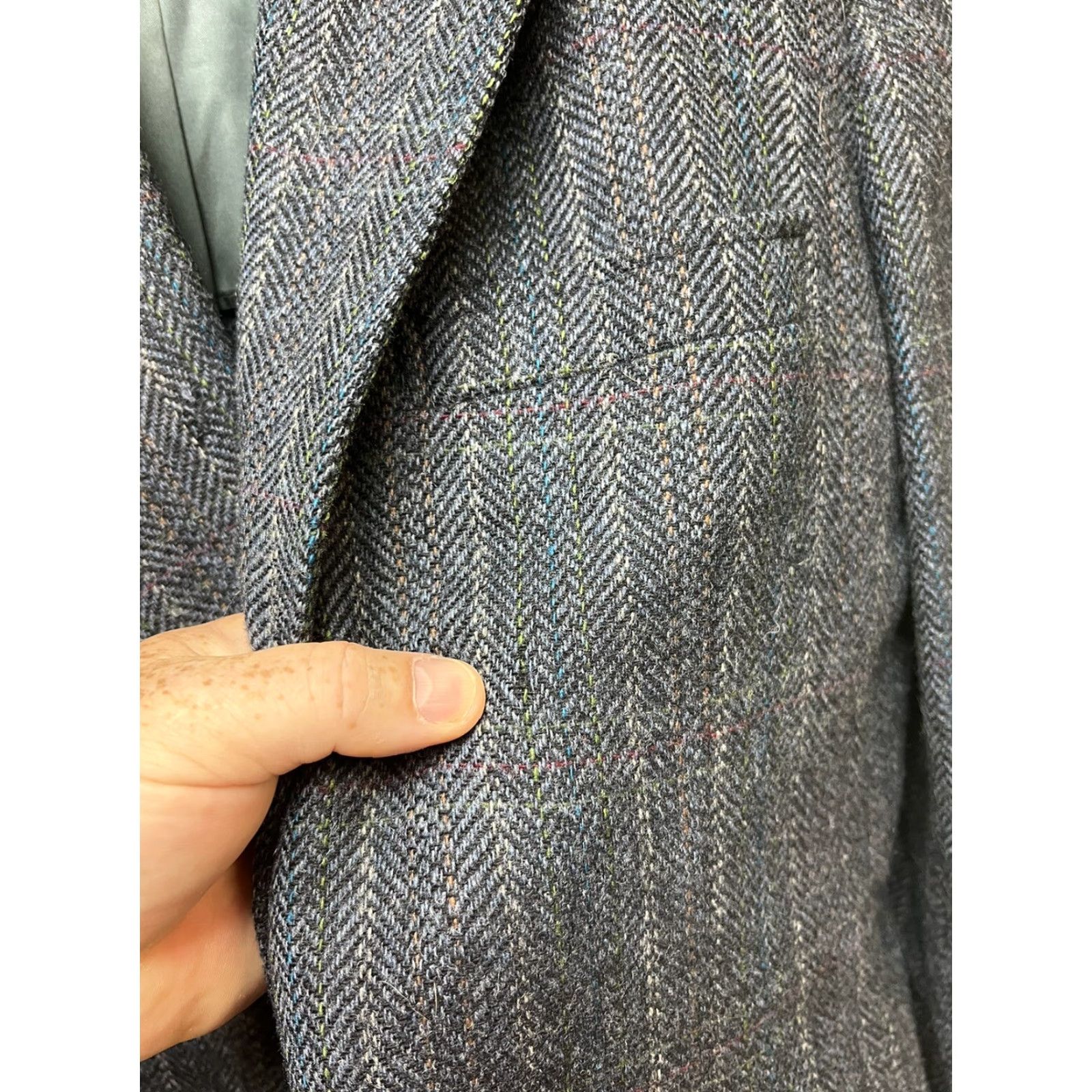 Brooks Brothers VINTAGE Brooks Brothers 346 Feathertweed Wool Two Button Men's Sz 43 Long *As Is* Size 46R - 6 Thumbnail