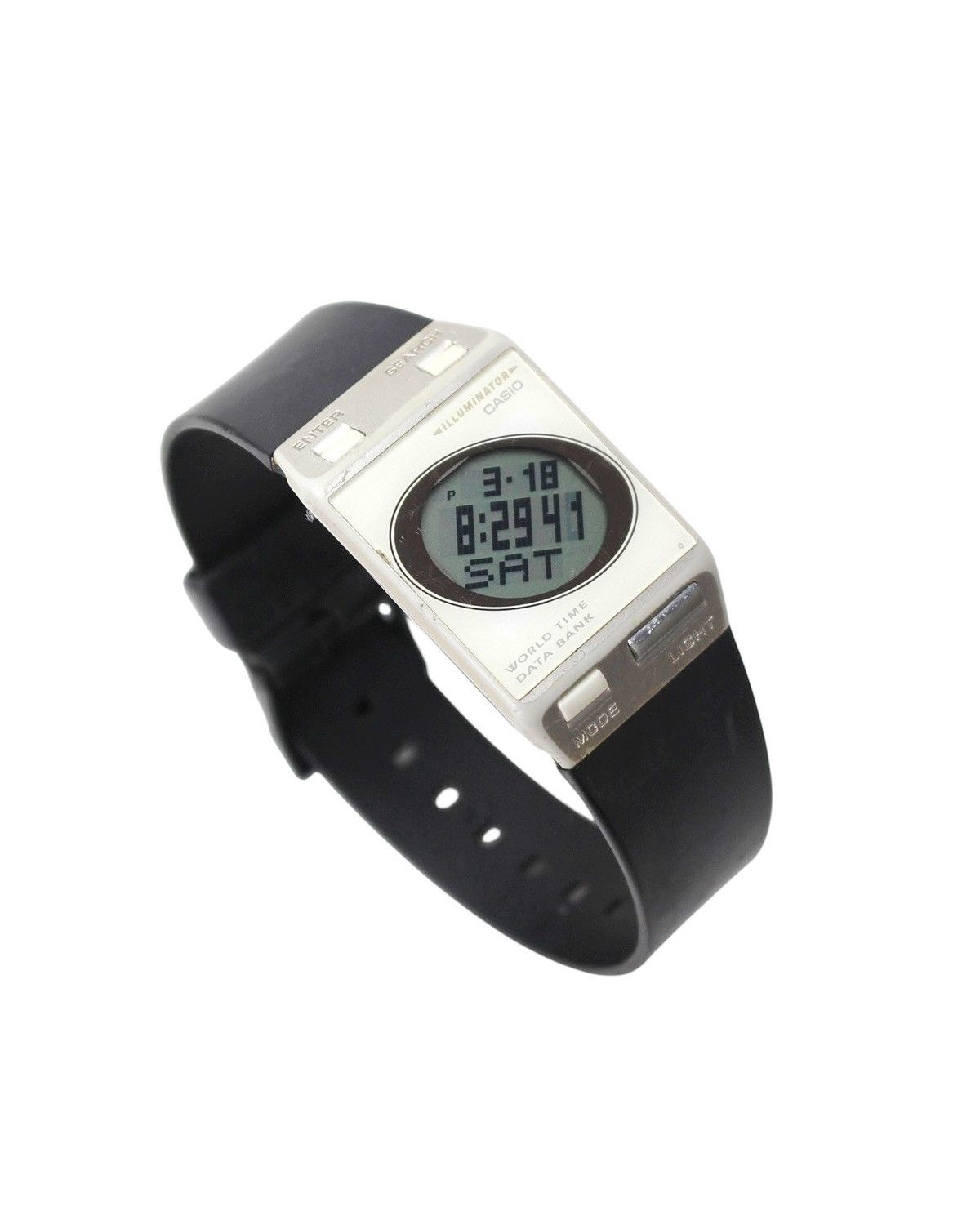 Casio 1990S CASIO DATABANK FS-00 WORLD TIME FILM WATCH Size ONE SIZE - 4 Thumbnail