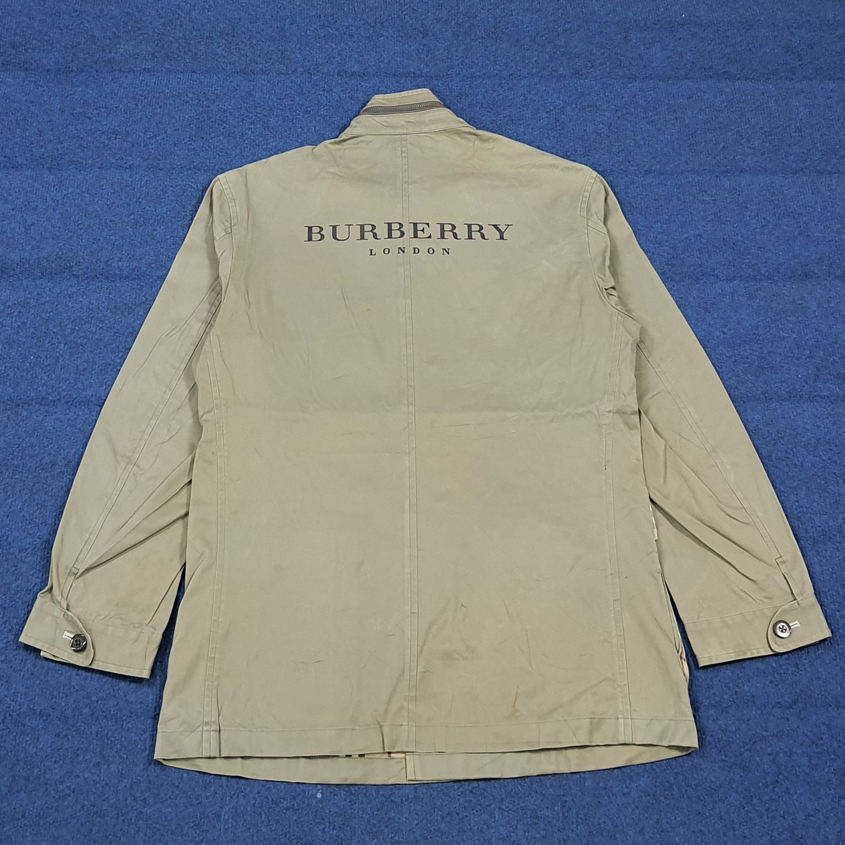 Burberry Vintage Burberry Black Label Military Field Jacket C287N18 Size US S / EU 44-46 / 1 - 1 Thumbnail