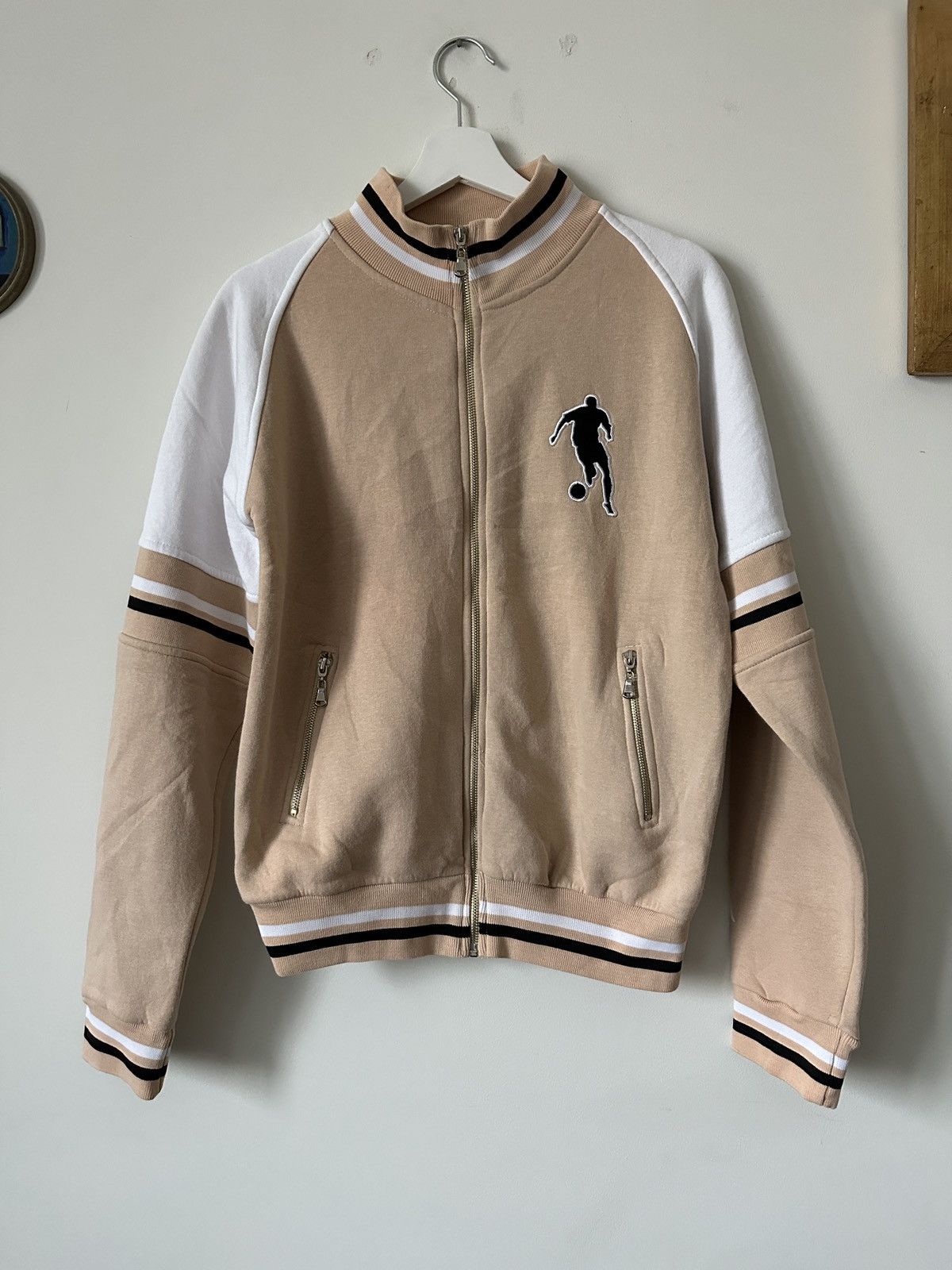 Dirk Bikkembergs Vintage Dirk Bikkembergs Sports Cream / Peach Track Top Size US M / EU 48-50 / 2 - 3 Thumbnail