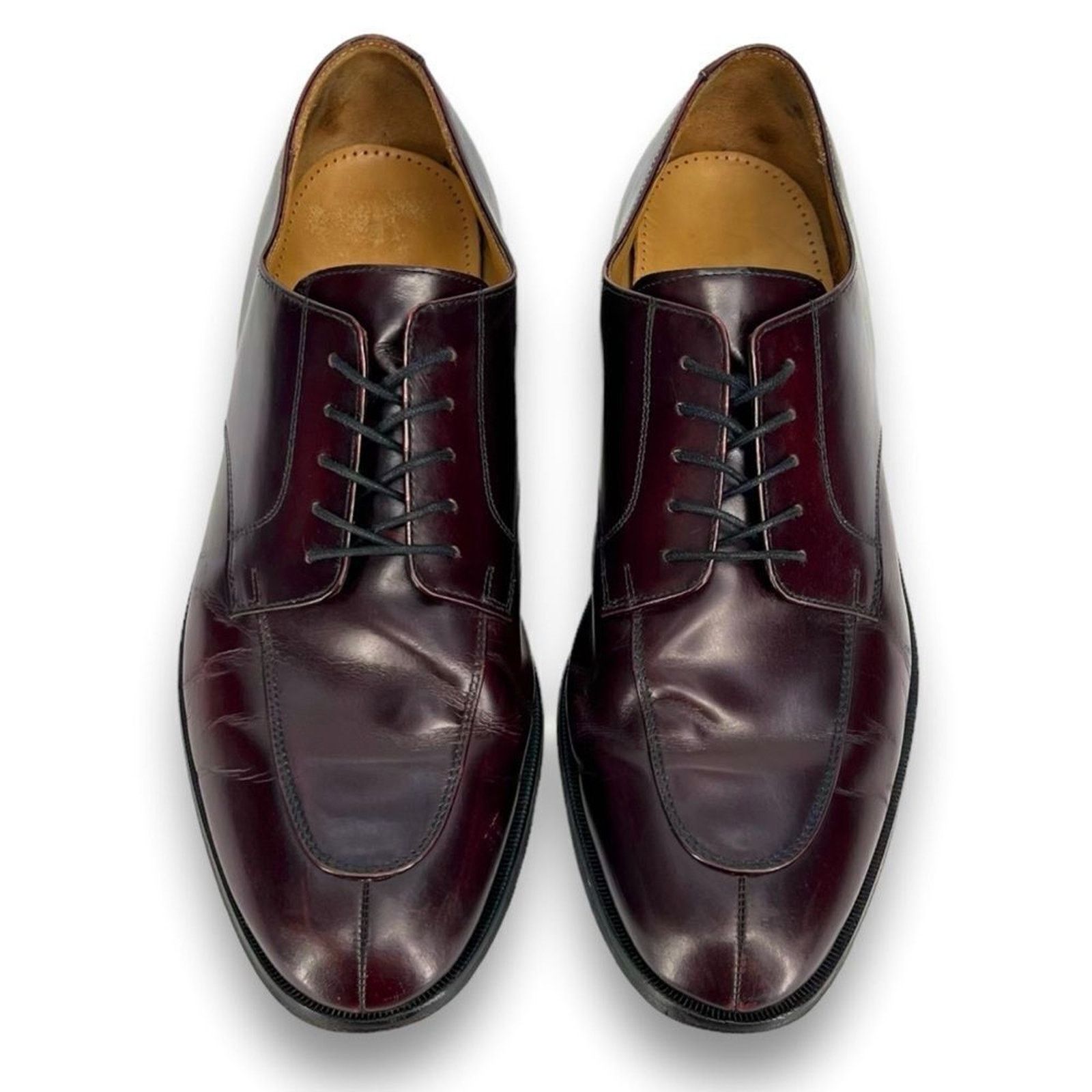Cole Haan Cole Haan Carter Burgundy Brown Split Toe Derby Oxford Size US 13 / EU 46 - 2 Thumbnail