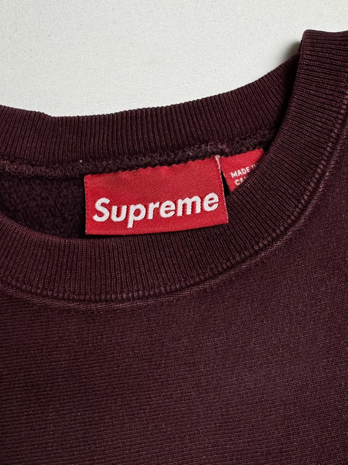 Supreme Supreme Wine Box Logo Crewneck 1999 Size US L / EU 52-54 / 3 - 5 Thumbnail