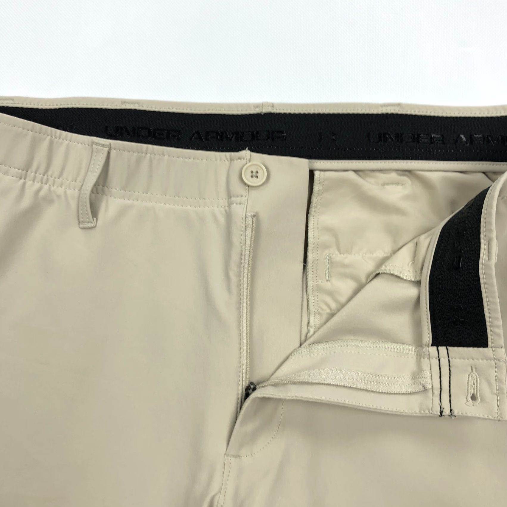 Under Armour Under Armour Men's Performance Golf Pants Khaki Tan 40x30 Regular Straight Leg Pants Mens Golf Pants Slant Pocket Logo Breathable Moisture Wicking Size US 40 / EU 56 - 2 Thumbnail