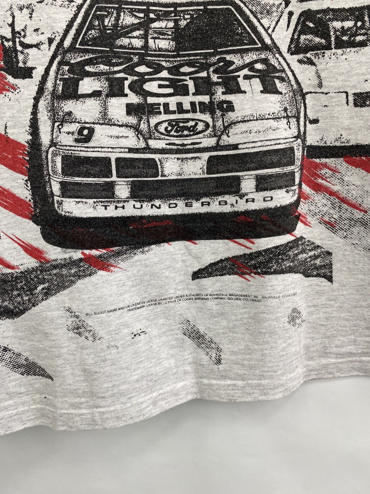 NASCAR 🇺🇸 Vintage 90s Ford Performance NASCAR Racing Made in USA Tee Size US XL / EU 56 / 4 - 11 Thumbnail