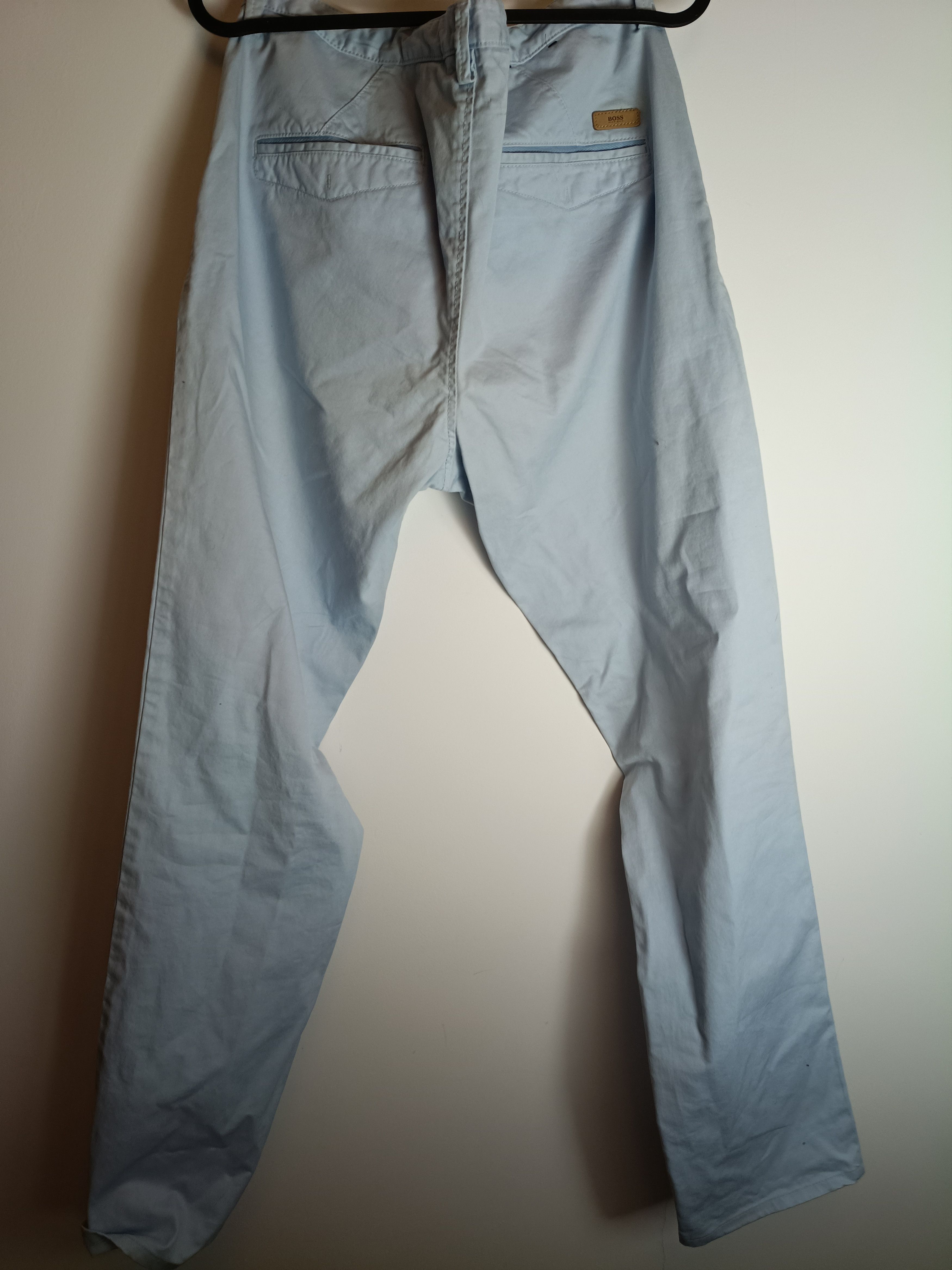 Hugo Boss Hugo Boss light blue trousers Size US 36 / EU 52 - 4 Thumbnail