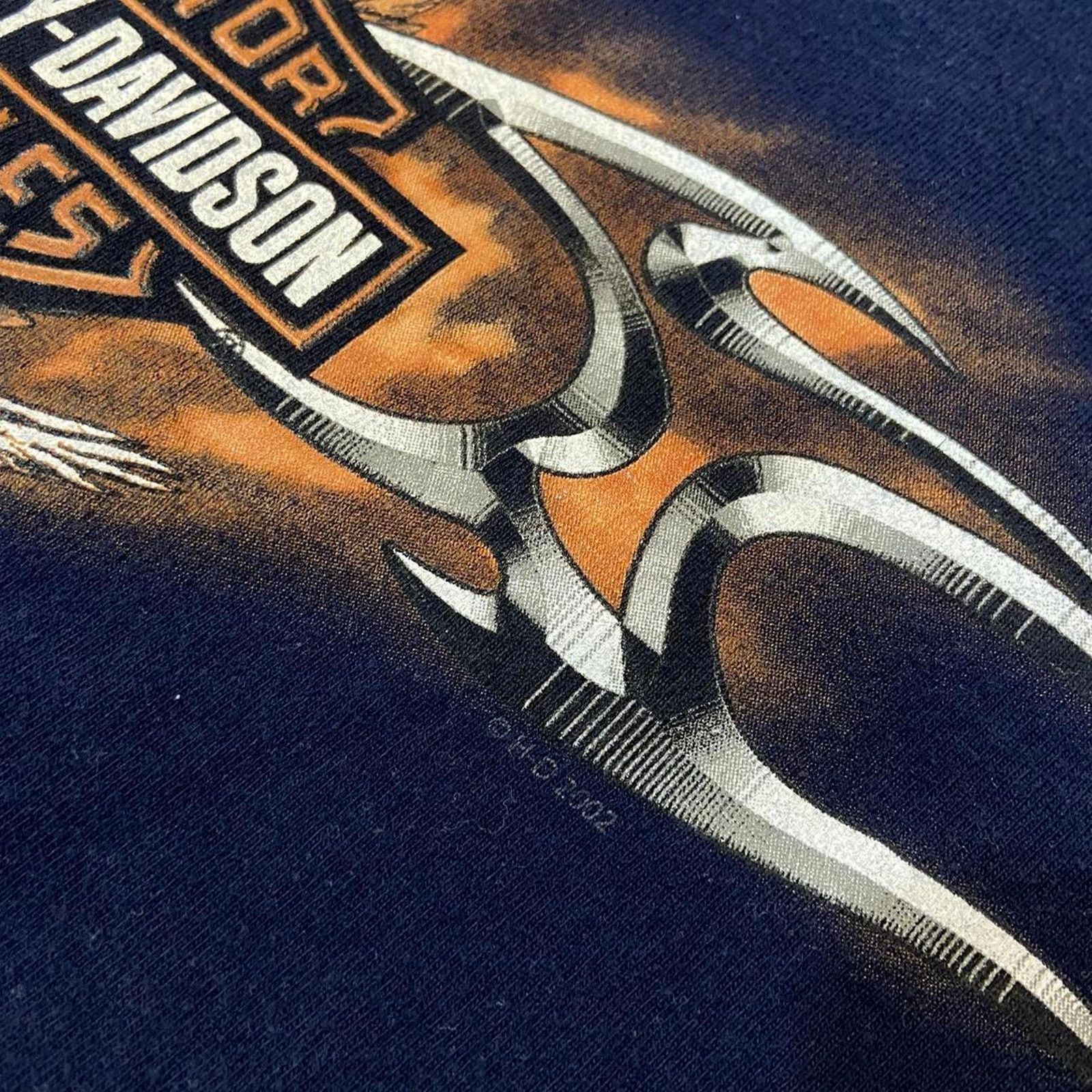 Harley Davidson 2000s navy harley davidson motorcycle Size US L / EU 52-54 / 3 - 4 Thumbnail