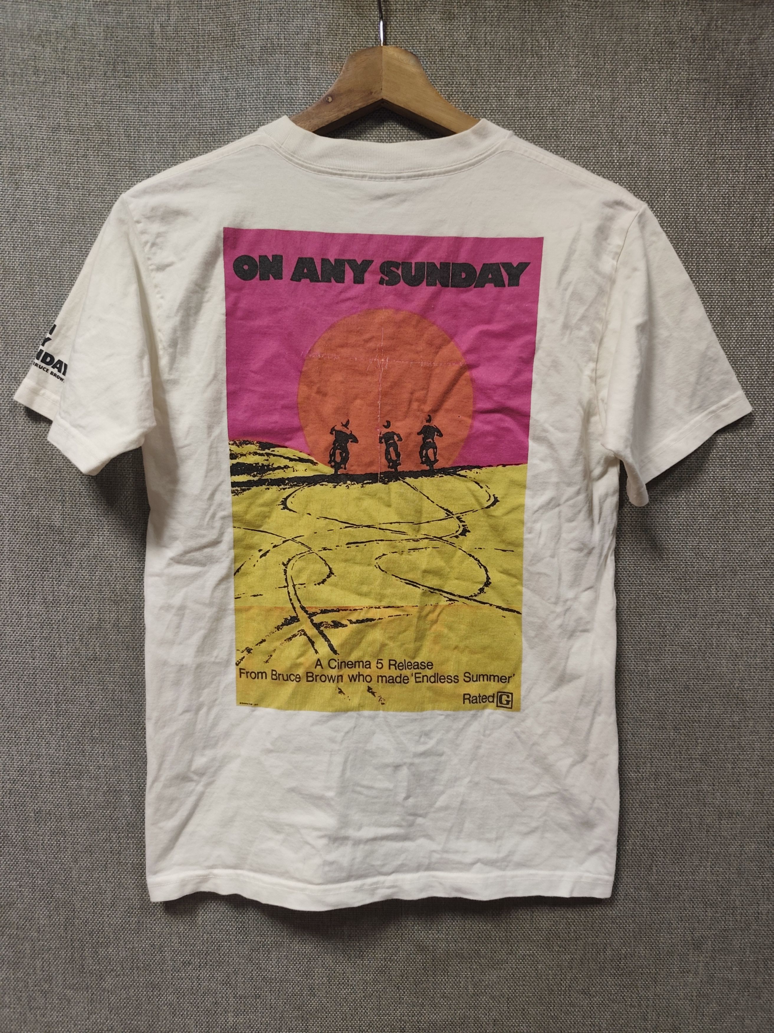 The Real McCoy's Any On Sunday 1970 Bruce Brown Film Tee Size US S / EU 44-46 / 1 - 1 Thumbnail