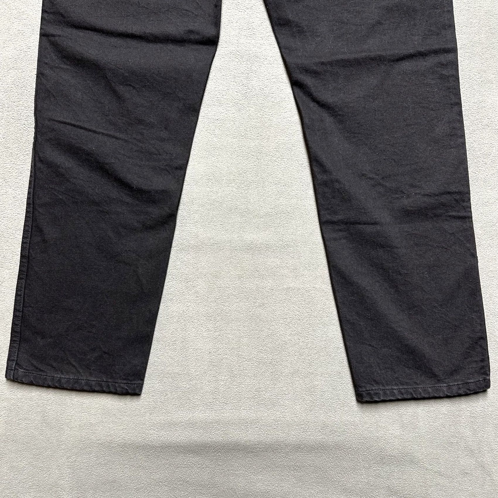 Wrangler NWT Rustler Denim Jeans Mens Waist 36x32 (36x31) Black Wash - Vintage - Regular Fit Size US 36 / EU 52 - 6 Thumbnail