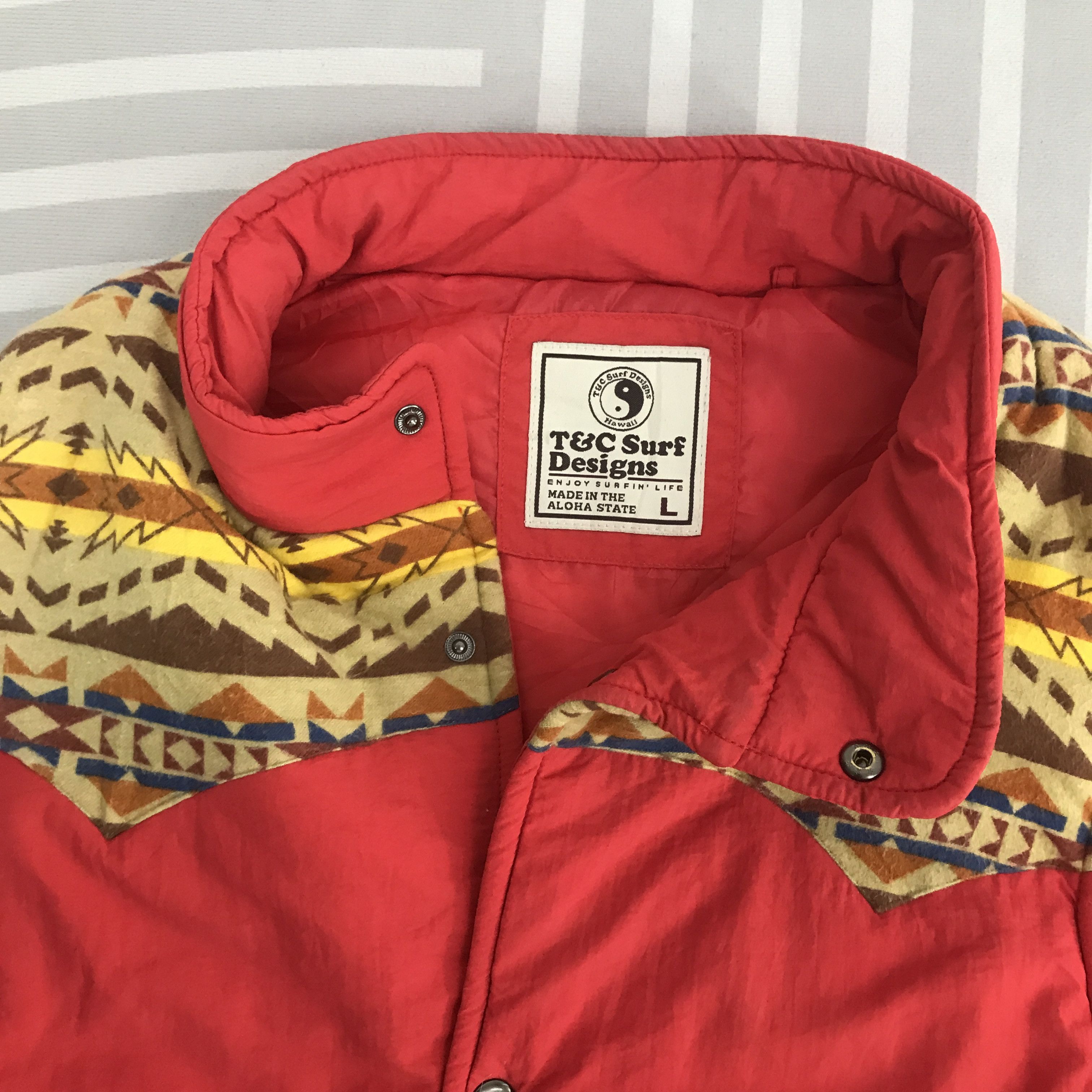 Japanese Brand × Vintage Vintage T&C Surf Design vest Size US L / EU 52-54 / 3 - 7 Thumbnail