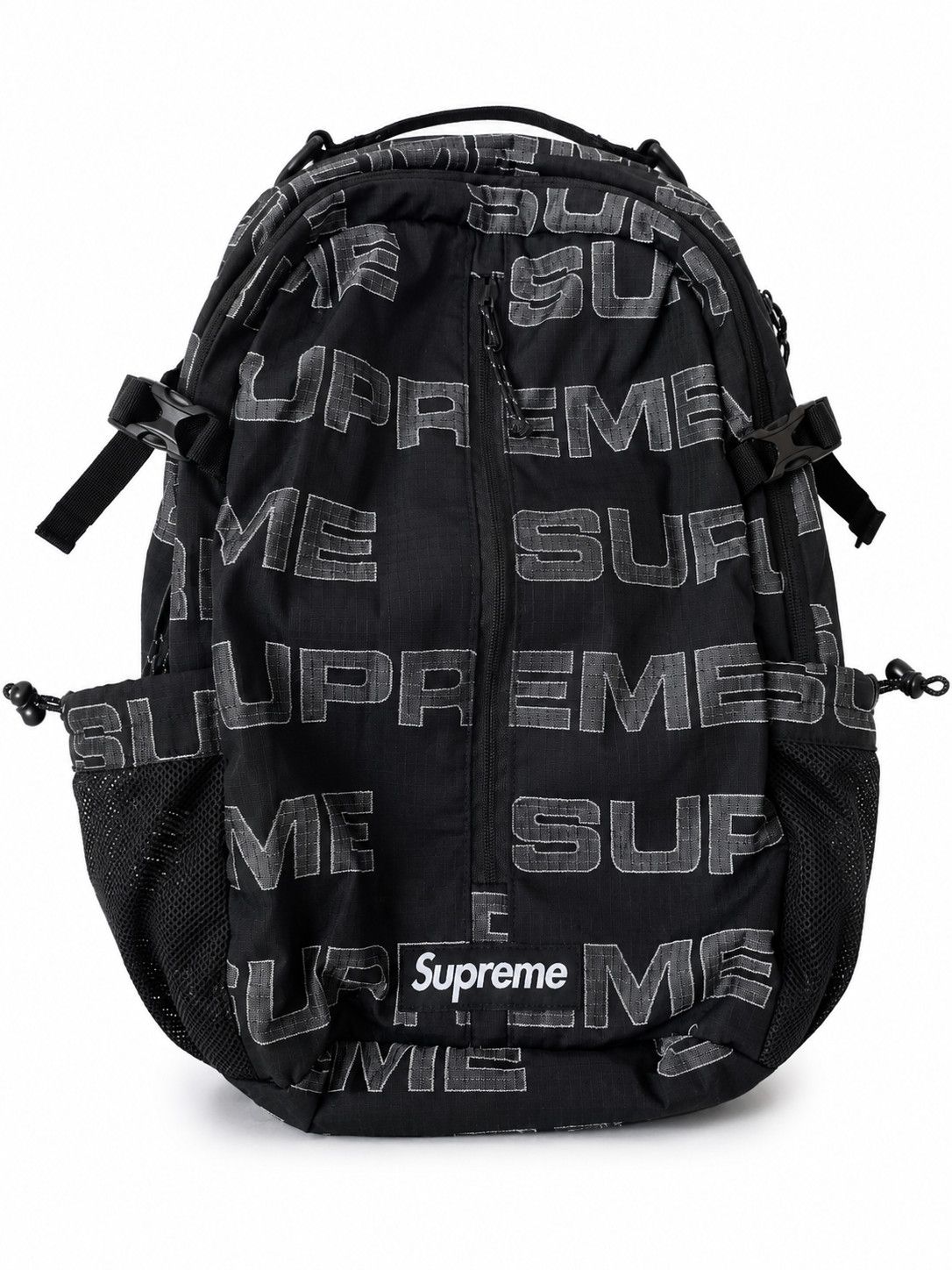 Supreme Supreme Black Logo Backpack Book Bag (FW26) | Grailed