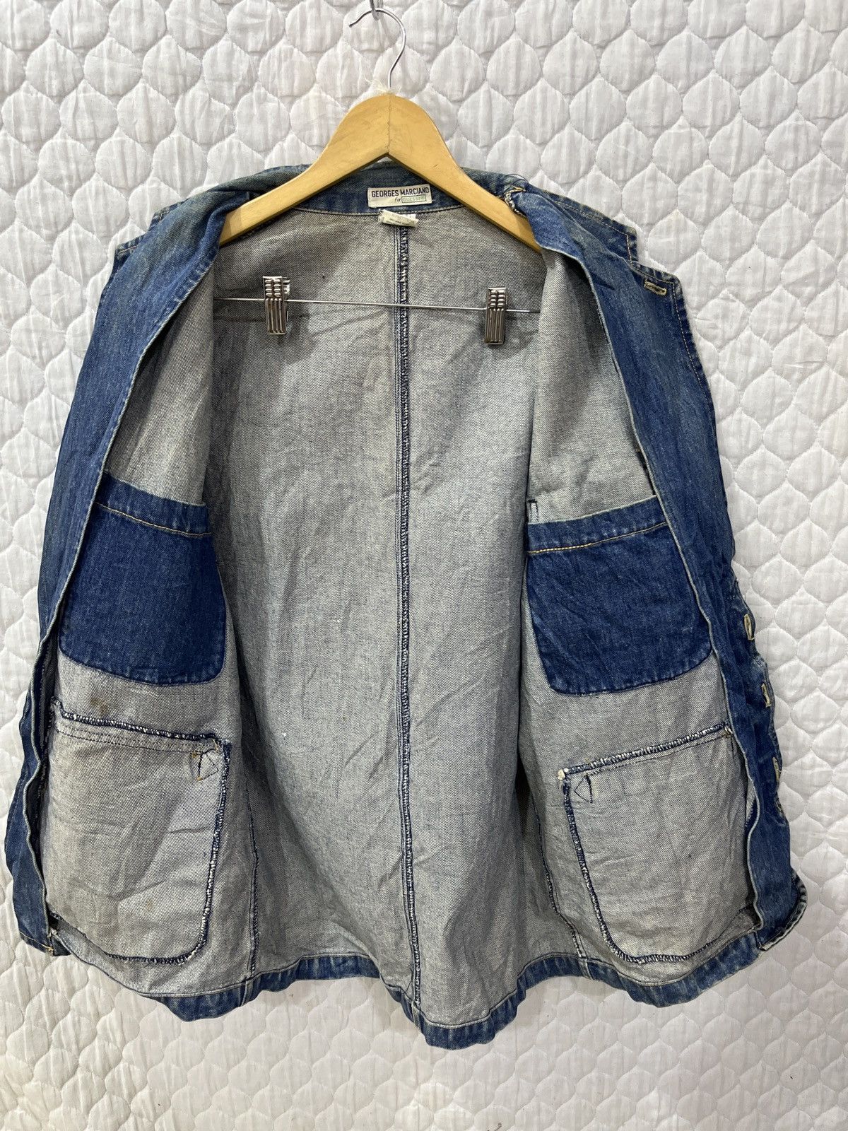 Guess (Zzzz)🔥🔥STEALS VINTAGE GUESS GEORGES MARCIANO DENIM JACKET Size US S / EU 44-46 / 1 - 7 Thumbnail