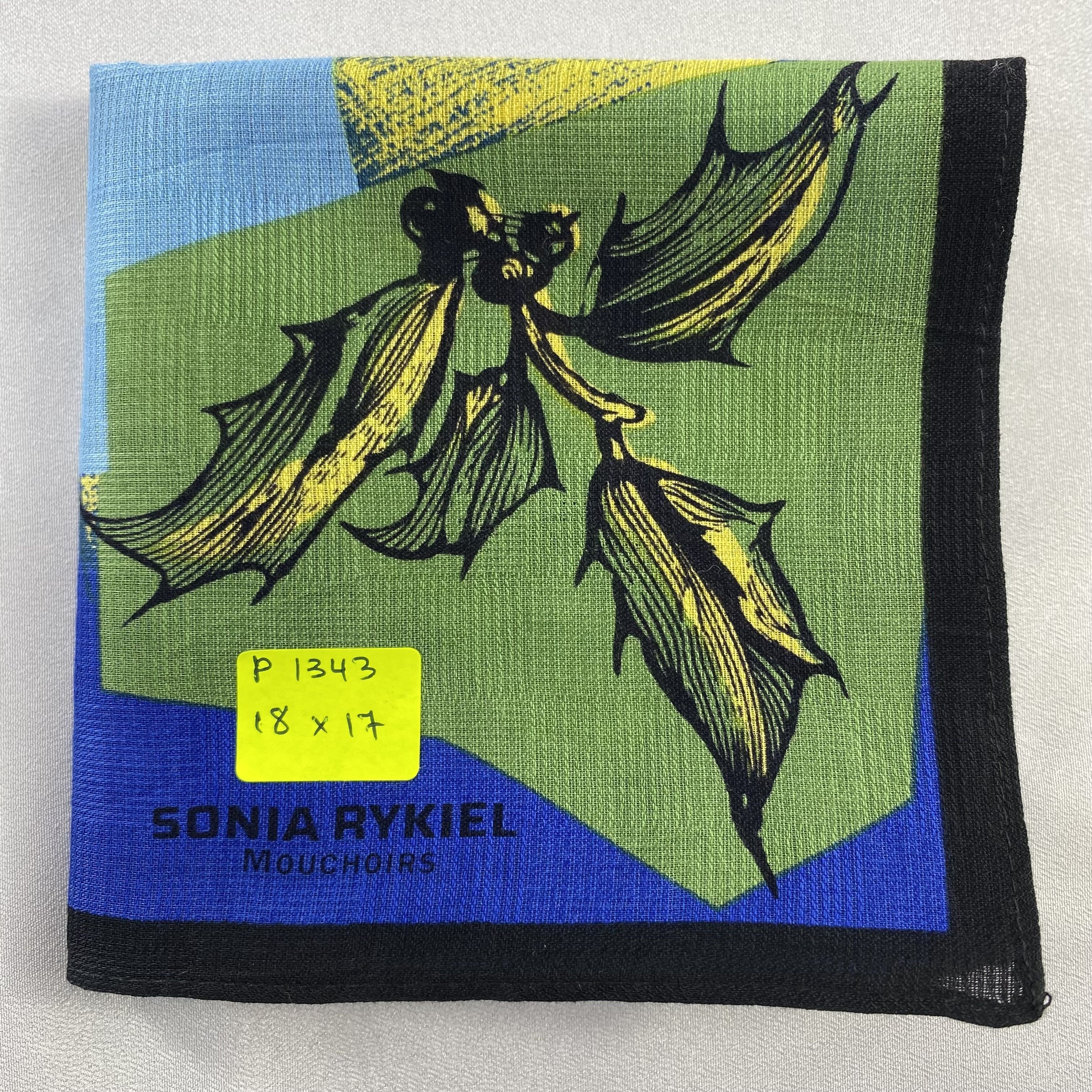 Vintage Sonia Rykiel Bandana/ Handkerchief / Neckerchief-P1343 Size ONE SIZE - 5 Thumbnail