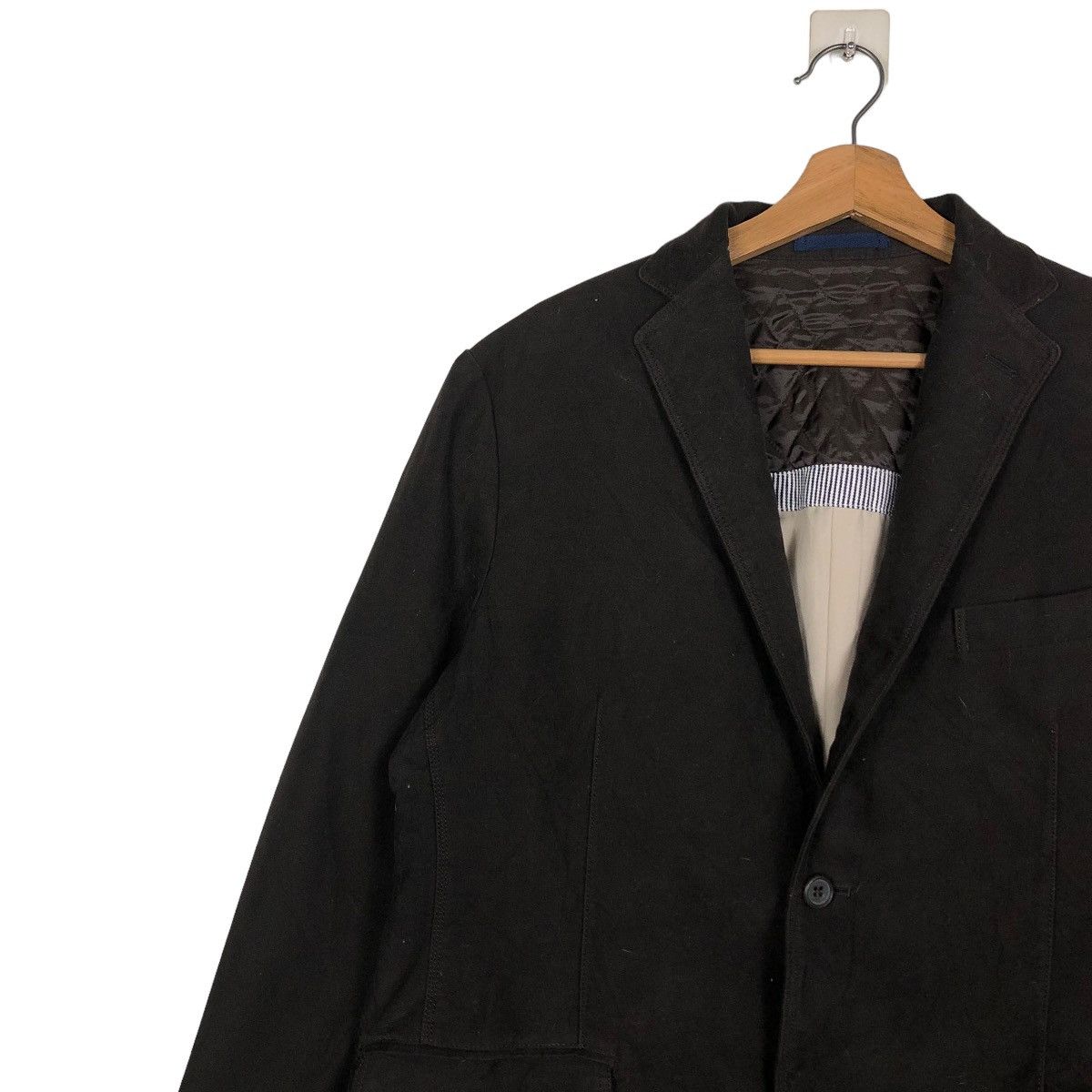 Blue Blue Japan 🔥WORK CHORE JACKET BIKER OCEAN BLUE ISSEY MIYAKE Size US M / EU 48-50 / 2 - 5 Thumbnail