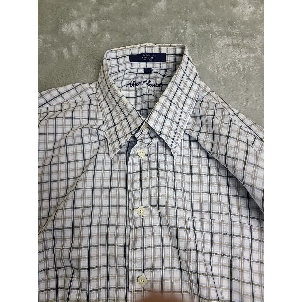 Alan Flusser Alan Flusser Men's Multicolor Striped Button-down Long Sleev Size US XL / EU 56 / 4 - 7 Thumbnail