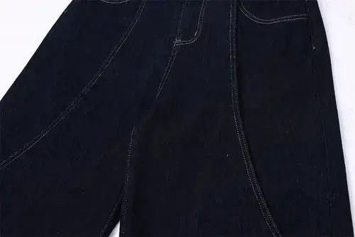 Other Men's straight-leg contrast-color cuffed denim shorts Size US 32 / EU 48 - 7 Thumbnail