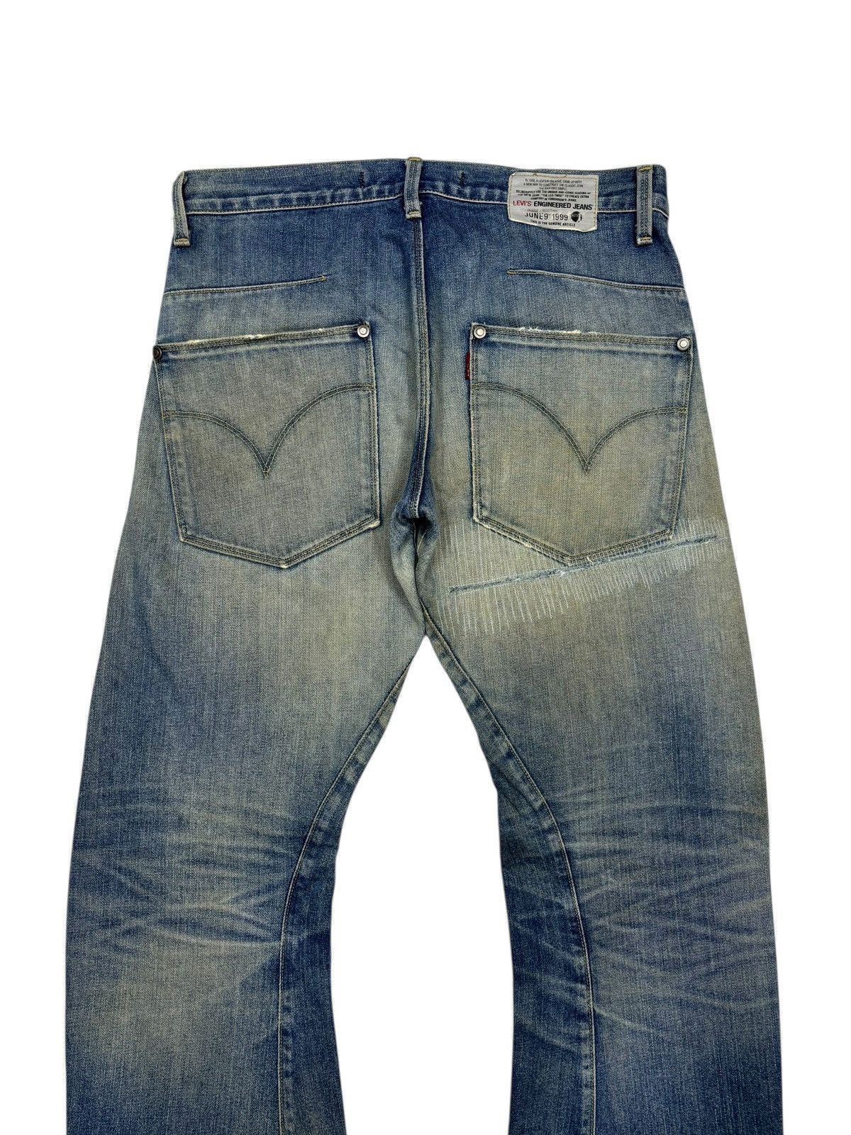 Engineered Garments × Levi's Levis Engineered 1999 Flare Twist Rusty Flared Jeans Size US 33 - 9 Thumbnail