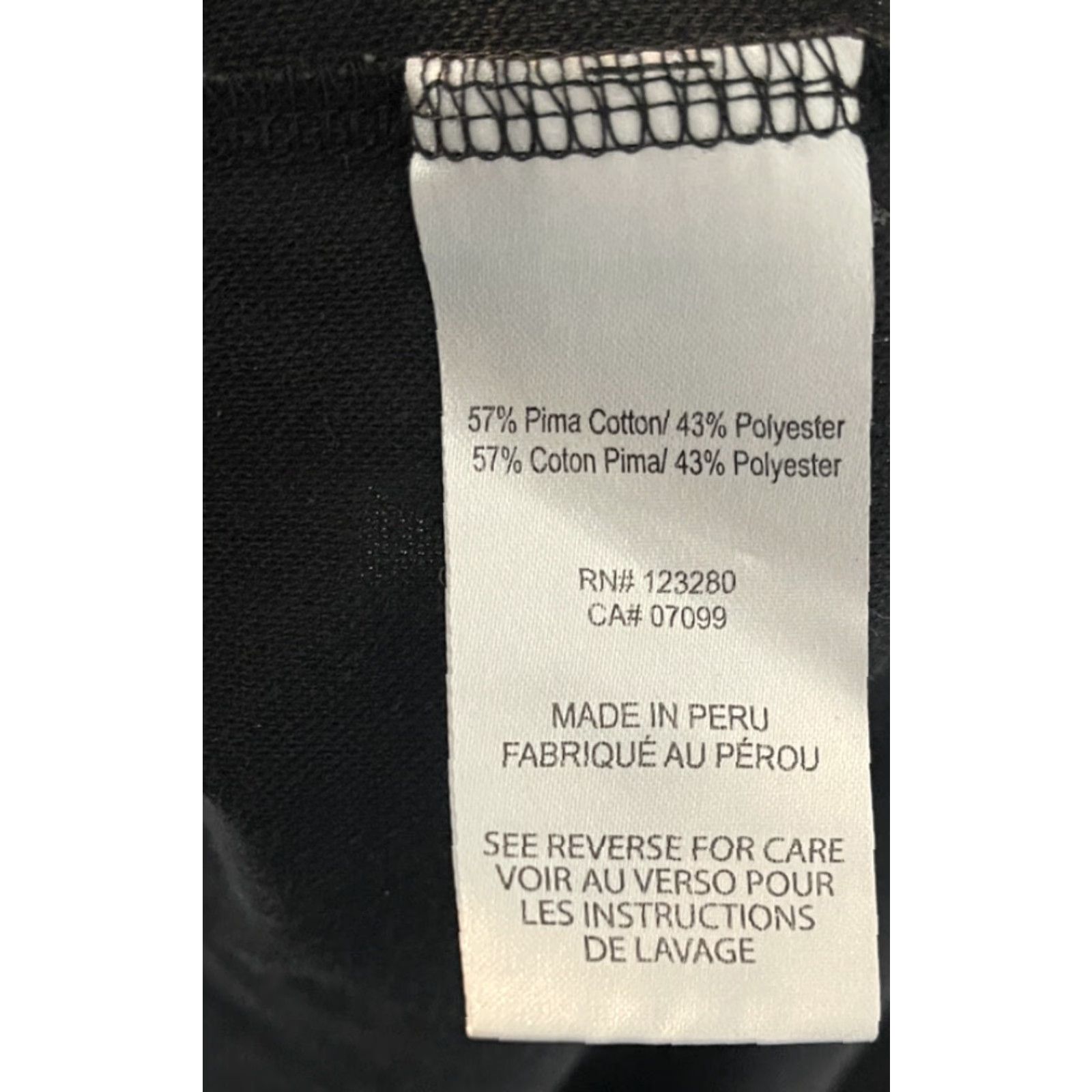 TravisMathew Travis Mathew Golf Polo Shirt Mens XL Black Leaves Performance Pima Cotton Blend Size US XL / EU 56 / 4 - 5 Thumbnail