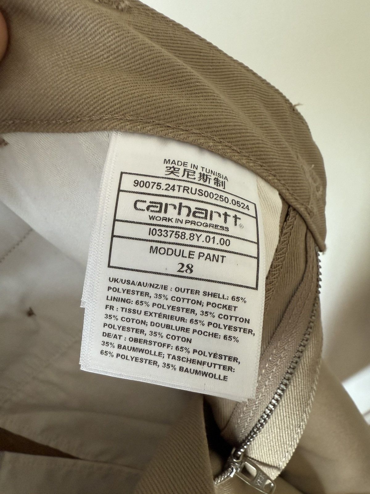 Carhartt Wip Carhartt WIP - NWT Module Pants - 28 - Heavyweight Chinos Size US 28 / EU 44 - 4 Thumbnail