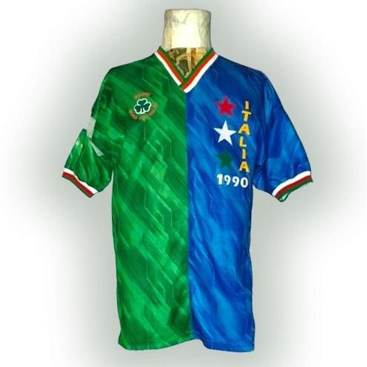 Other Ireland VS Italy 1990 Fan Shirt Jersey Size US L / EU 52-54 / 3 - 1 Thumbnail