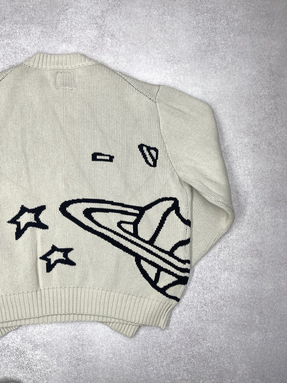 Broken Planet Broken Planet Knit Sweater Beige Organic Cotton Big Logo Size US S / EU 44-46 / 1 - 11 Thumbnail