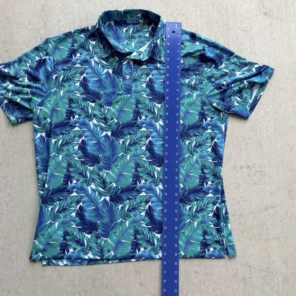 Other Hreski Golf Polo Shirt Floral All Over Print Size XL Size US XL / EU 56 / 4 - 7 Thumbnail