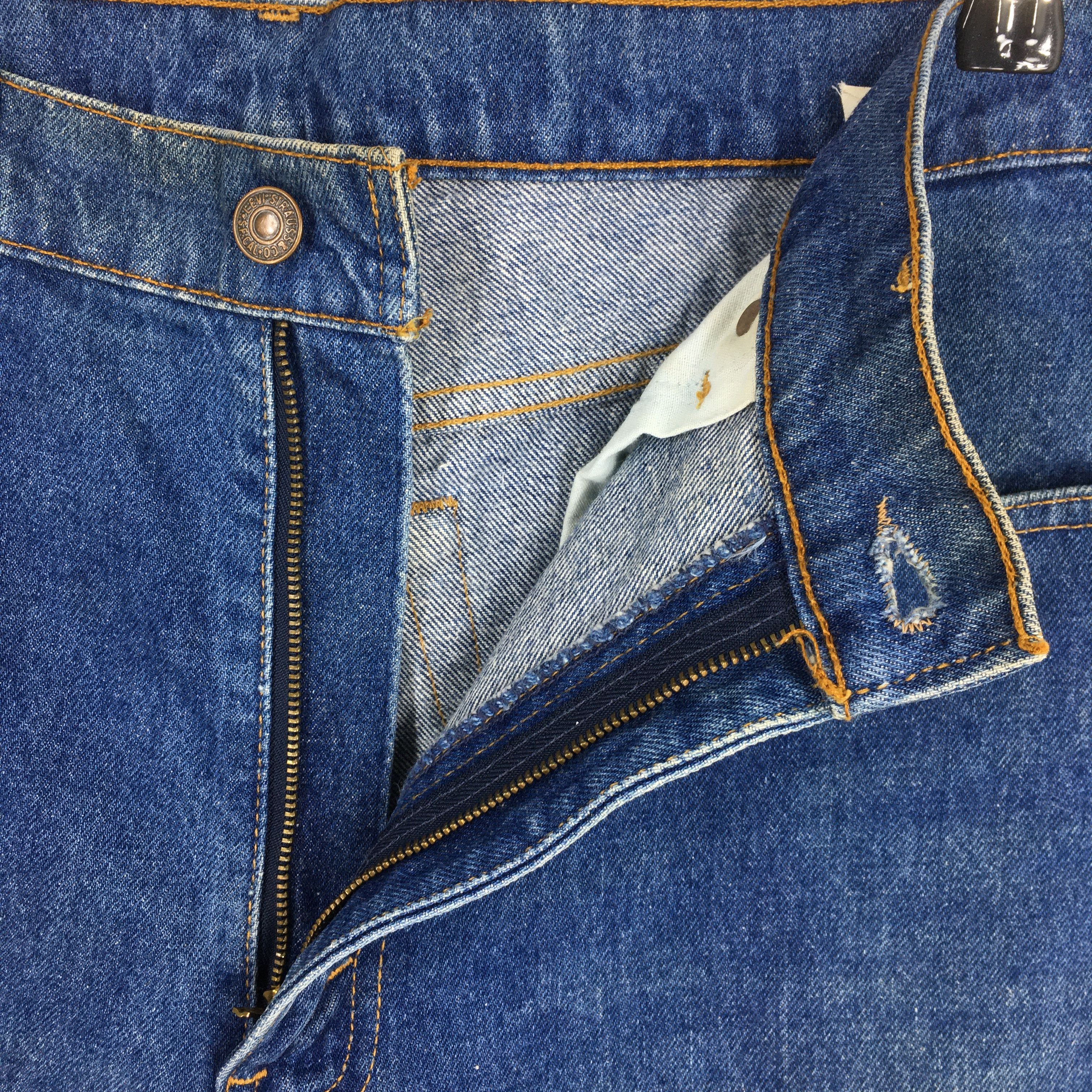 Levi's Size 31x30 Vintage 90s Levi's 510 Faded Blue Jeans S297 Size US 31 - 6 Thumbnail