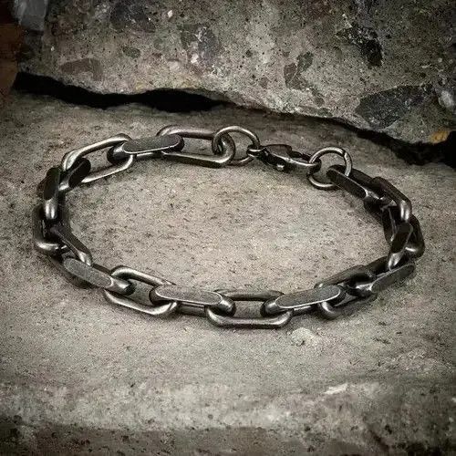 Jewelry Punk Rock Bicycle Chain Bracelet Size ONE SIZE - 6 Thumbnail