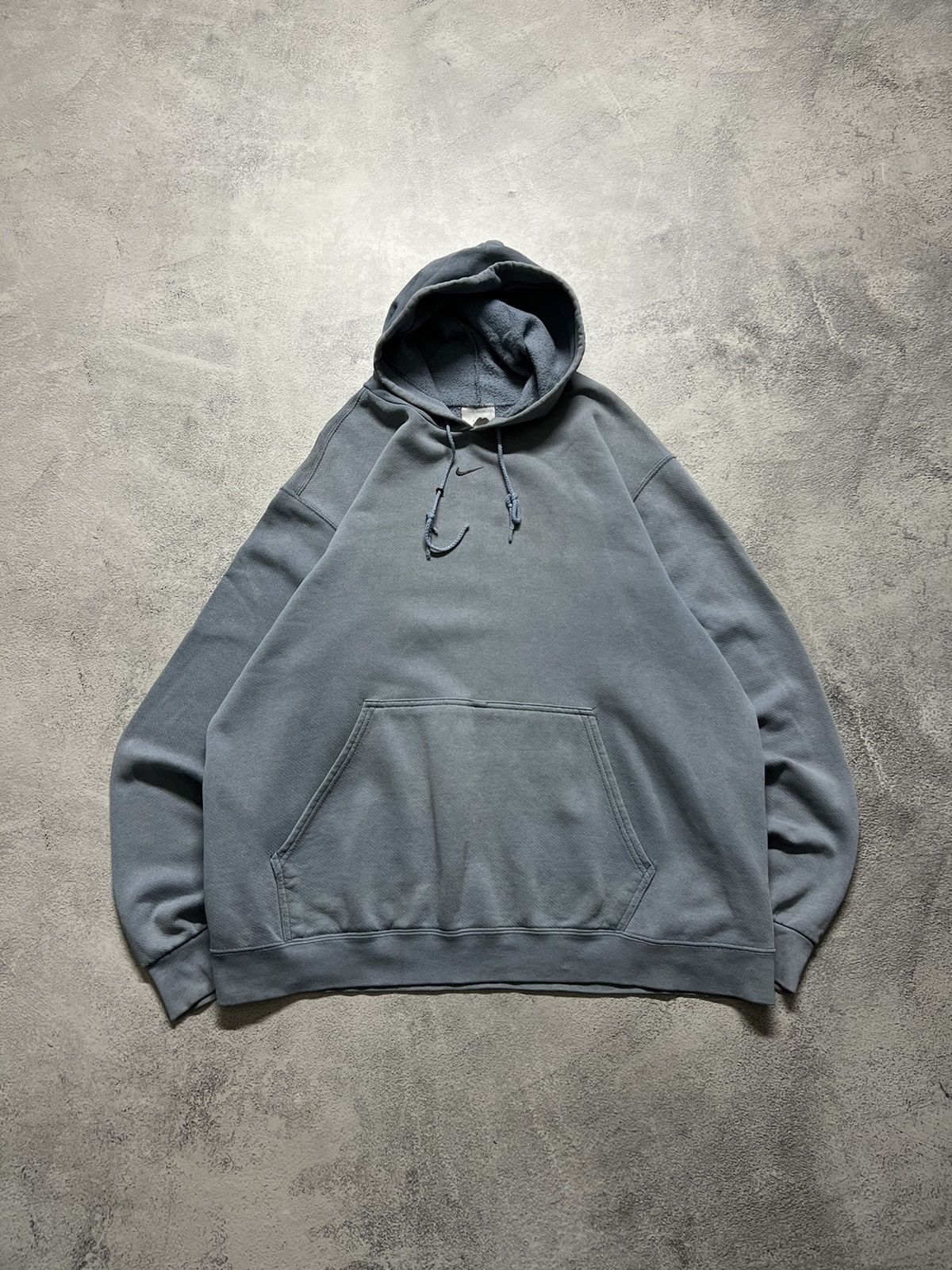 Vintage Y2K Faded Nike Drill Center Swoosh Hoodie Travis Style 90’s Size US L / EU 52-54 / 3 - 1 Thumbnail