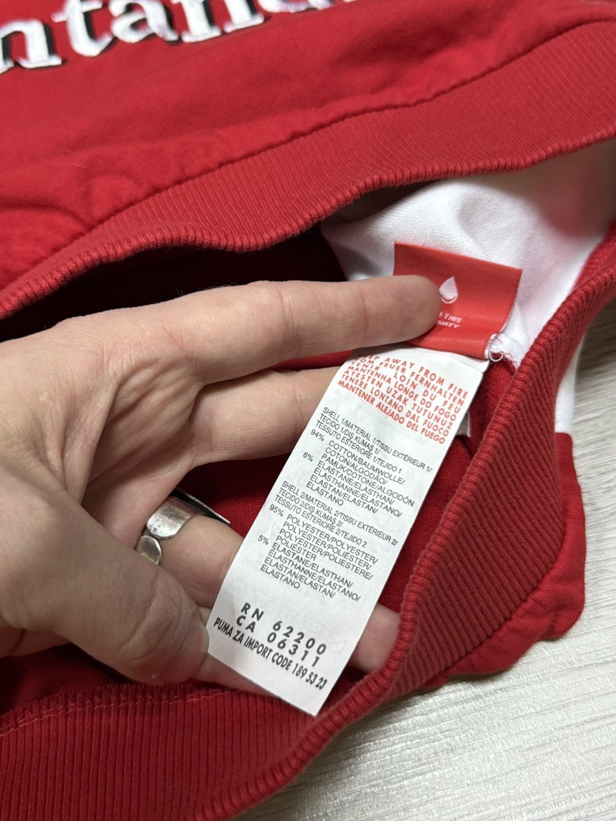 Puma Puma Santander scuderia Ferrari 1/4 zip big logo Size US M / EU 48-50 / 2 - 6 Thumbnail