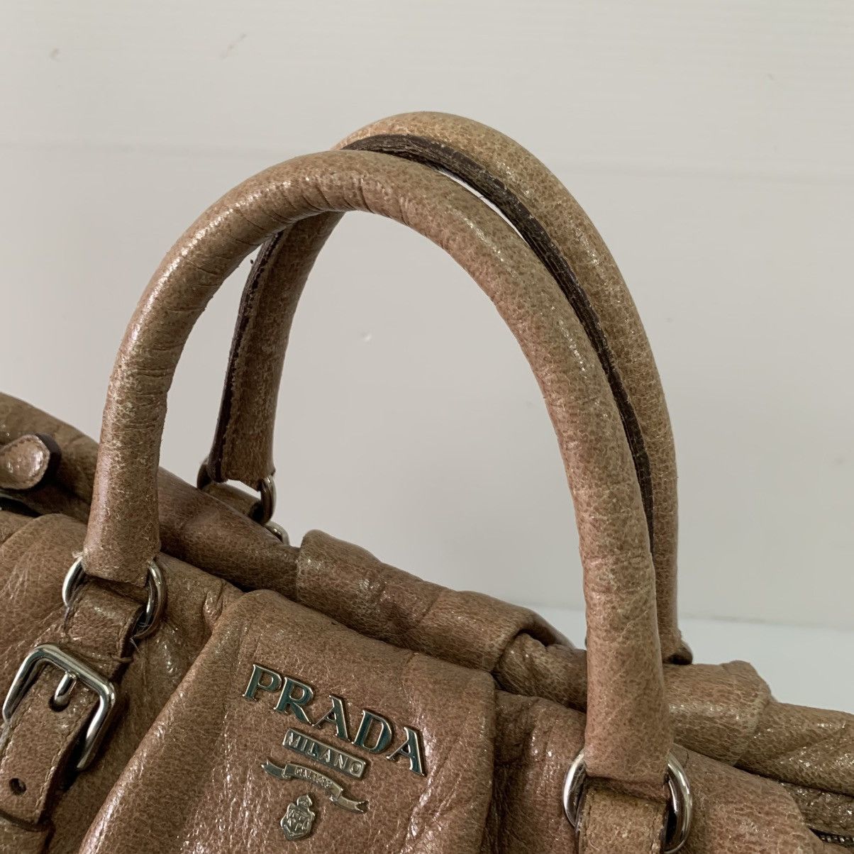 Prada Prada Leather Small Shoulder Bag Size ONE SIZE - 4 Thumbnail