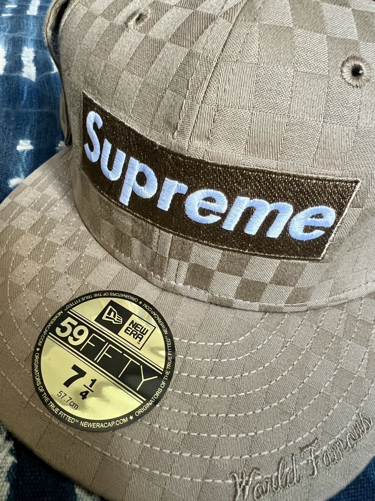 Supreme Supreme Box Logo New Era Cap – 1/4 7 Size ONE SIZE - 4 Thumbnail