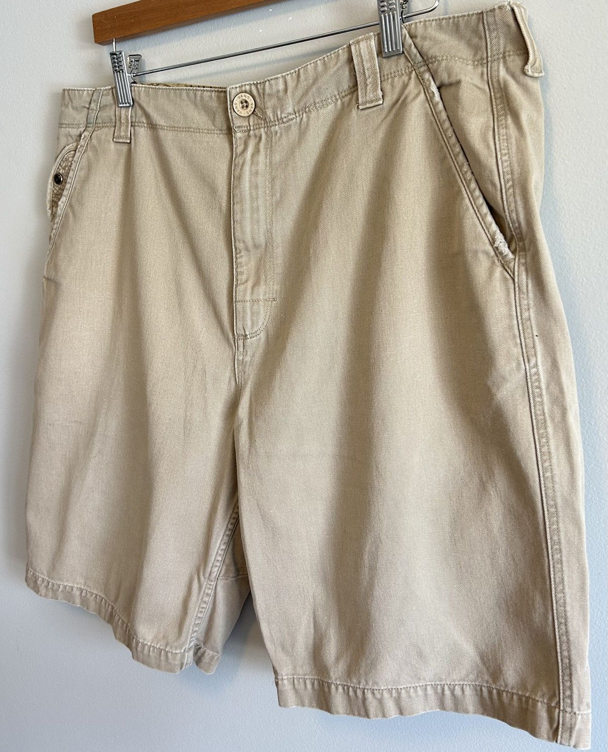 Vans Vintage Vans Mens Tan Beige Khaki Summer Shorts - Size 36 Size US 36 / EU 52 - 4 Thumbnail