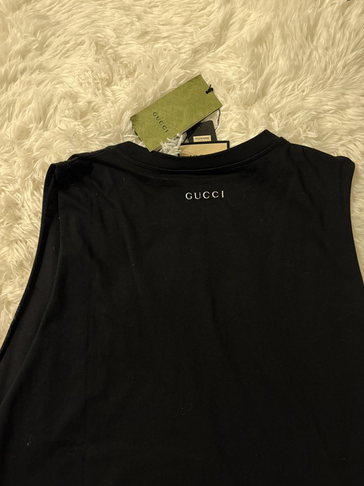 Gucci Gucci Men’s Tank Top with Red Hollywood Babylon Print Size US M / EU 48-50 / 2 - 2 Thumbnail