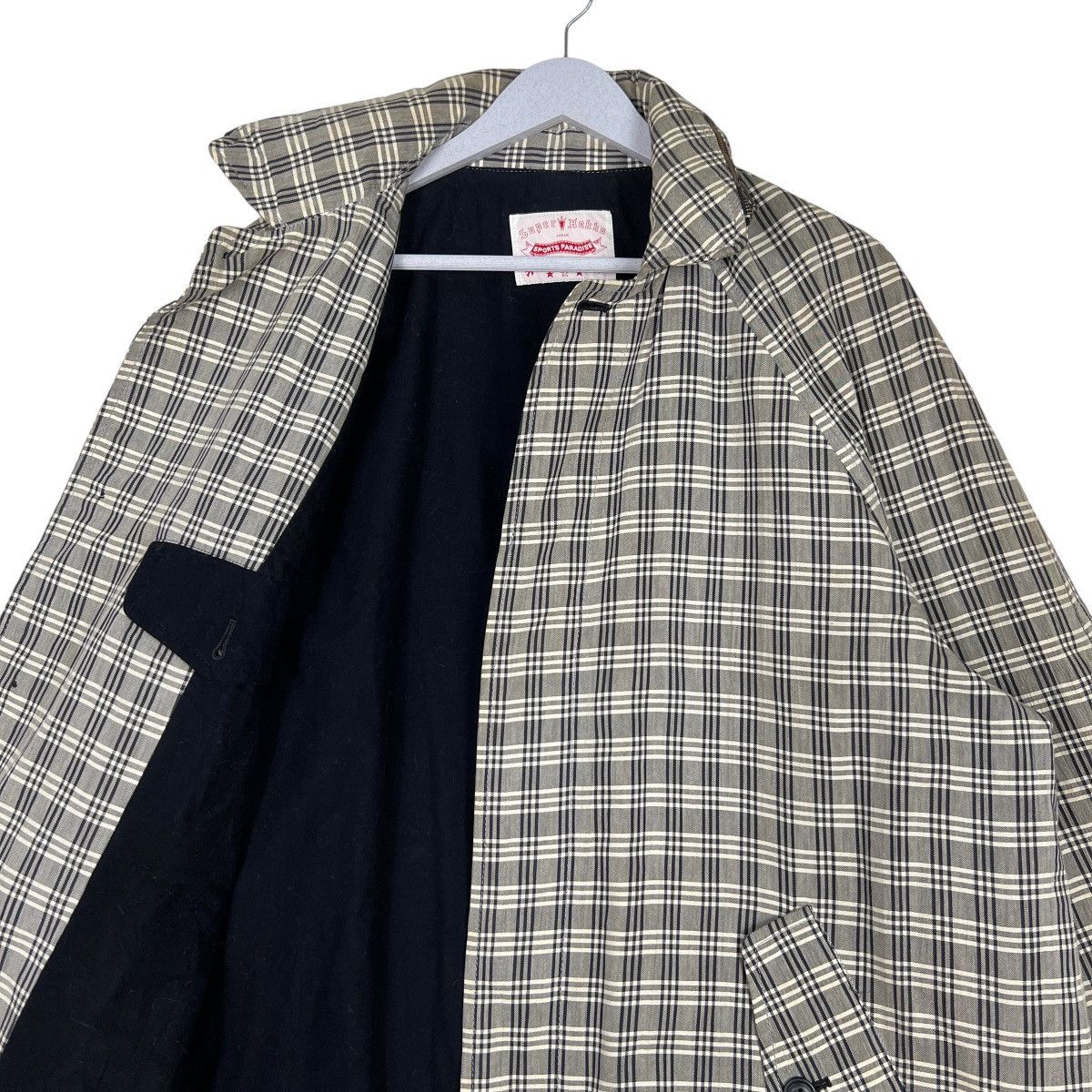 Issey Miyake 🔥 SUPER HAKKA JAPAN SPORTS PARADISE CHECK COAT Size US M / EU 48-50 / 2 - 11 Thumbnail