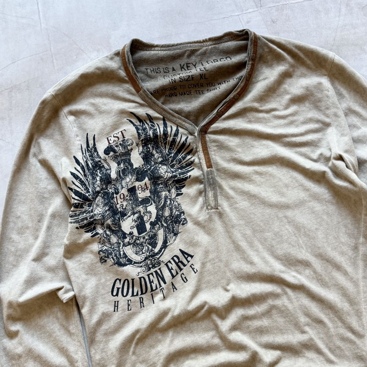 Hysteric Glamour Abstract Hysteric Glamour Style Long Sleeve LGB T-shirt Tee Size US XL / EU 56 / 4 - 4 Thumbnail