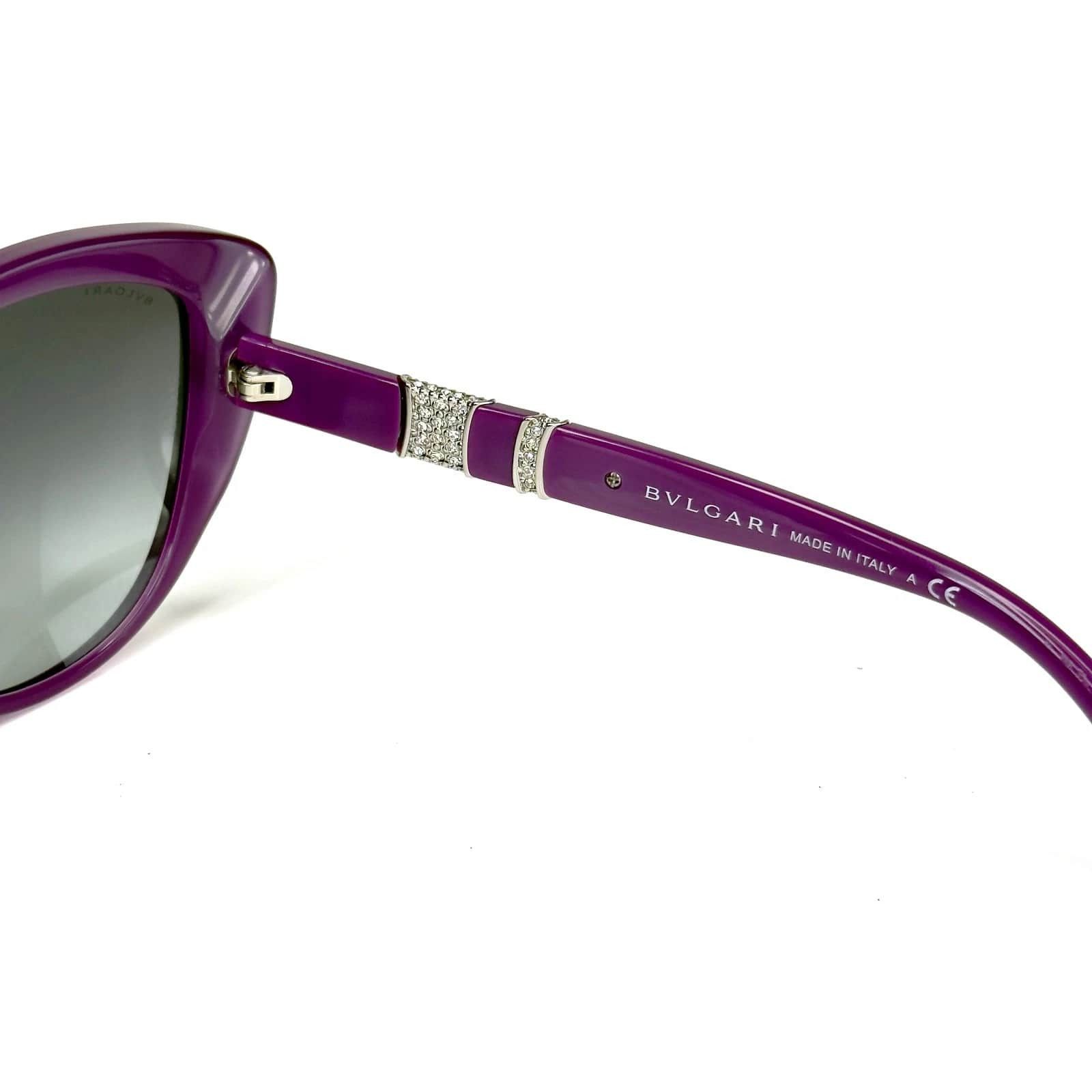 Bvlgari BVLGARI BV8151B 8151 MUSA Cat Eye Purple Crystal Sunglasses Size ONE SIZE - 3 Thumbnail