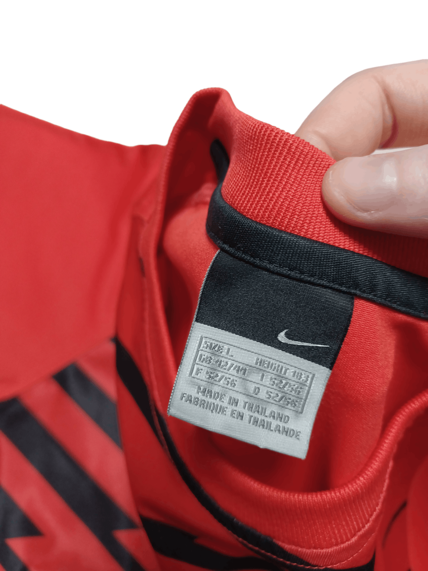 Nike NIKE TEAM VINTAGE CENTERLOGO SOCCER JERSEY 2005 FOOTBALL Size US L / EU 52-54 / 3 - 4 Thumbnail