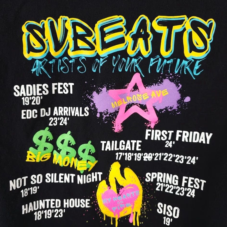 Gildan Gildan SV Beats T Shirt Mens M Black Music Production Sierra Vista High Shirt Mens Black SV Beats Band DJ 90s Fans Etc Size US M / EU 48-50 / 2 - 5 Thumbnail