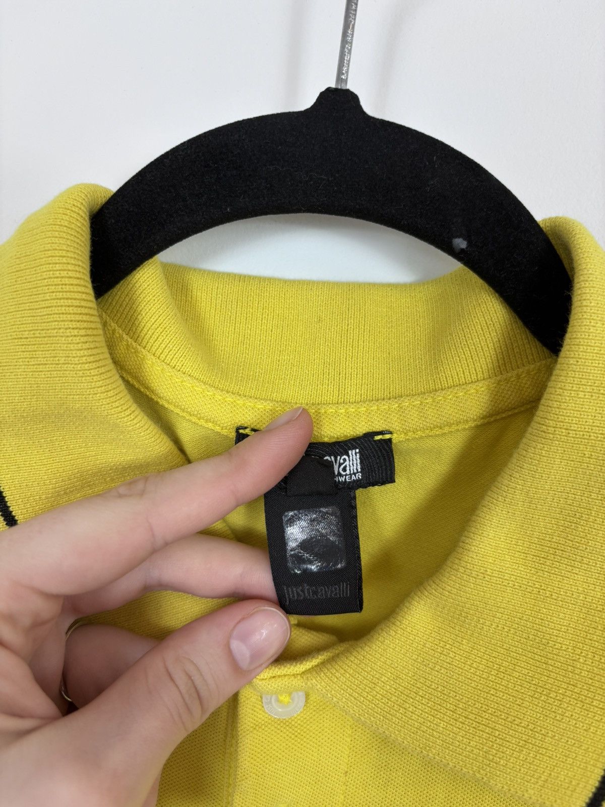 Just Cavalli Just Cavalli Beachwear Men’s Yellow Short Sleeve Polo Shirt Size US L / EU 52-54 / 3 - 11 Thumbnail