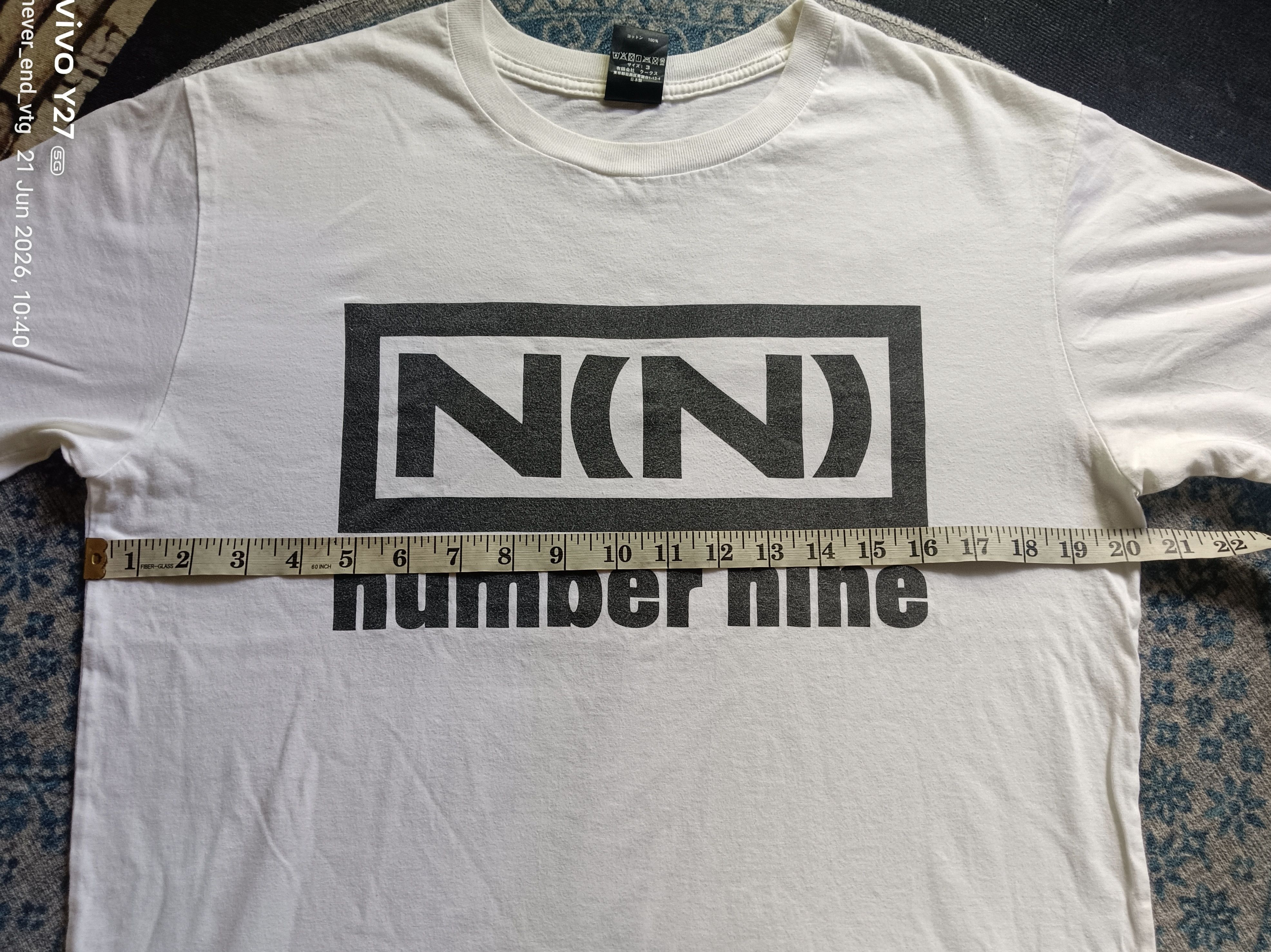 Number (N)ine NUMBER (N)INE Nine Inch Nails T-shirt Size US M / EU 48-50 / 2 - 7 Thumbnail
