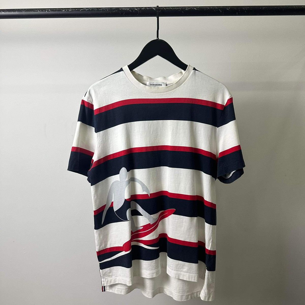 THOM BROWNE “SWIM” T SHIRT