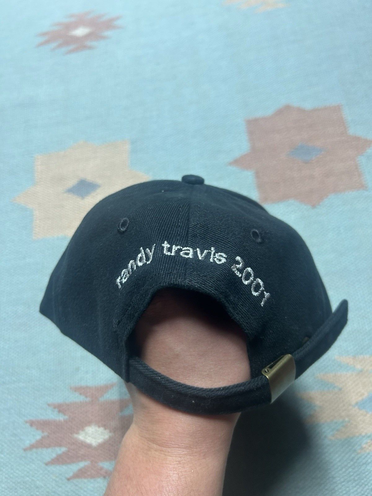 Vintage Vintage Strapback hat Randy Travis 2001 country music RT Size ONE SIZE - 5 Thumbnail