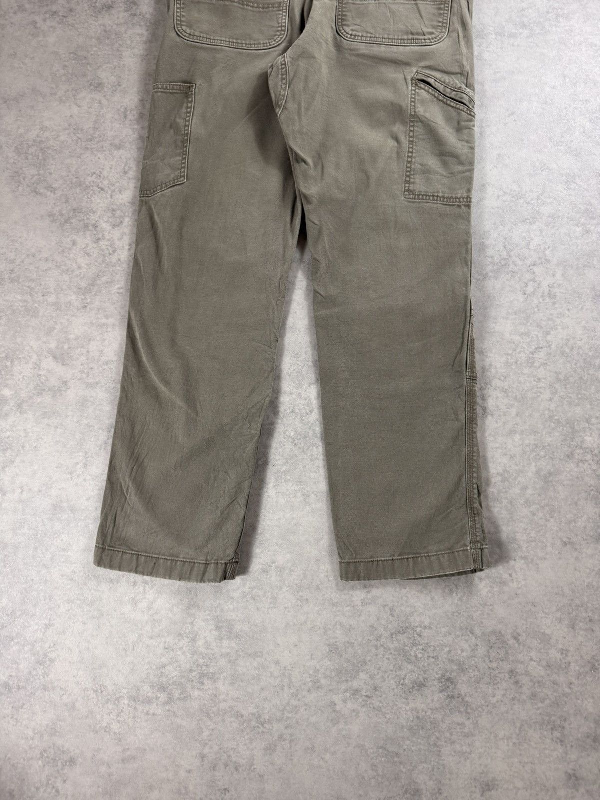 Carhartt Vintage faded olive green carhartt workwear pant Size US 36 / EU 52 - 6 Thumbnail
